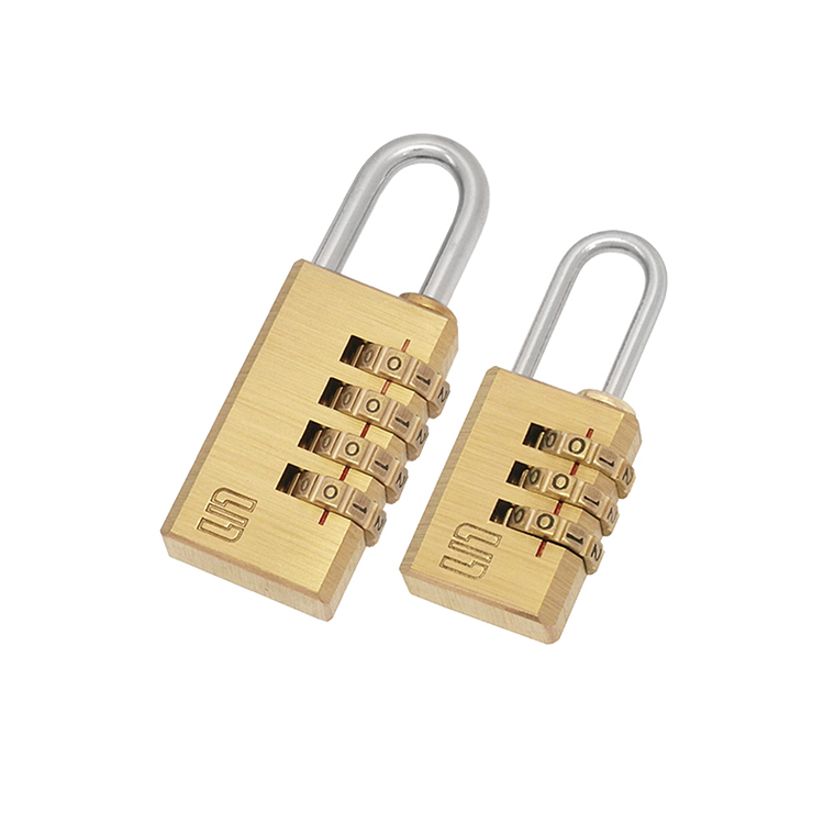 CANDADO/ LATÓN/ 21-28 MM/ SET 2U/ CÓDIGO RESETEABLE/ BLISTER 1