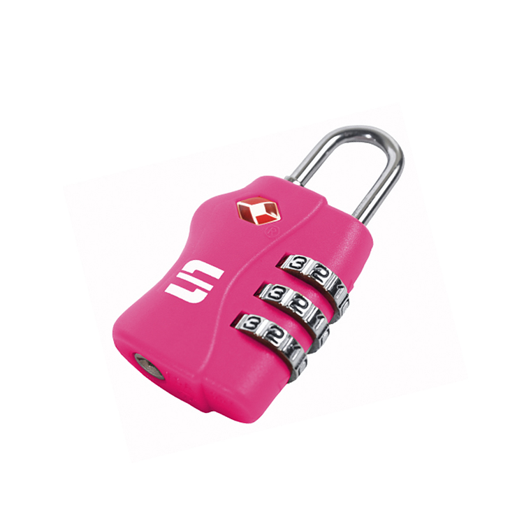 CANDADO/TSA/30MM/ROSADO/BLÍSTER 1