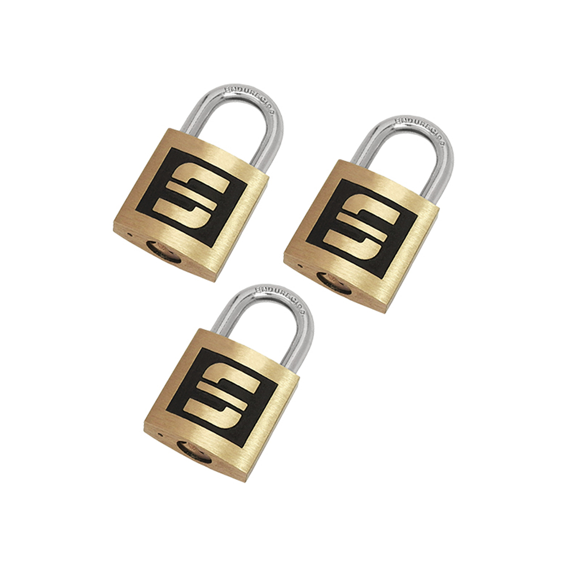 CANDADO/LATÓN FORJADO/25MM/SET 3U C/LLAVES IGUALES/BLÍSTER 1