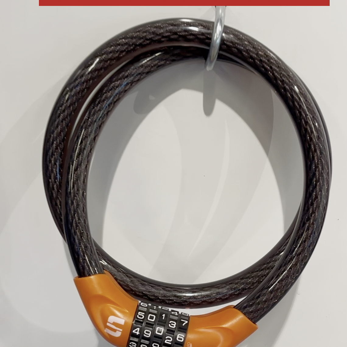 CANDADO-CABLE ACERO TRENZADO/RESETEABLE/120CM/BLÍSTER - PRODUCTO SEGUNDA SELECCIÓN 1