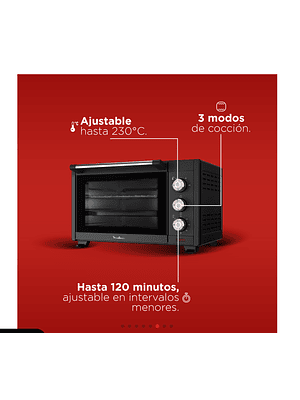 HORNO ELÉCTRICO 28L 1600W MOULINEX