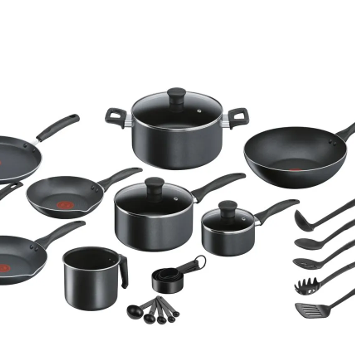 BATERÍA DE COCINA ANTIADHERENTE SUPER COOK 26 PIEZAS TEFAL 2