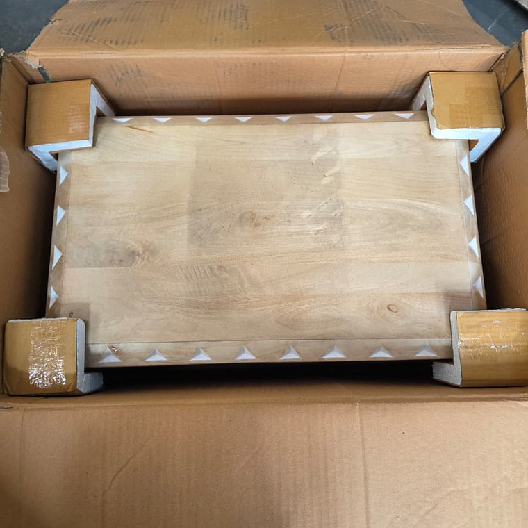 VELADOR CAROLINA 2 CAJONES / RAYADO LEVE - SUCIO FÁCIL DE QUITAR - EMBALAJE DAÑADO 8