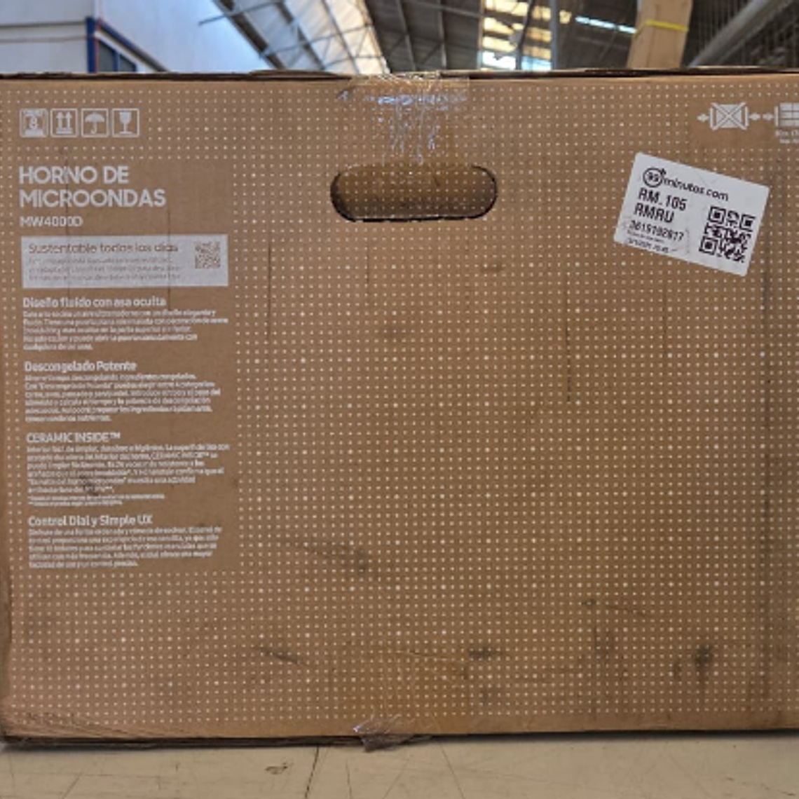 MICROONDAS CON POWER DEFROST 32 LITROS NEGRO - MW4000D / EMBALAJE DAÑADO 8