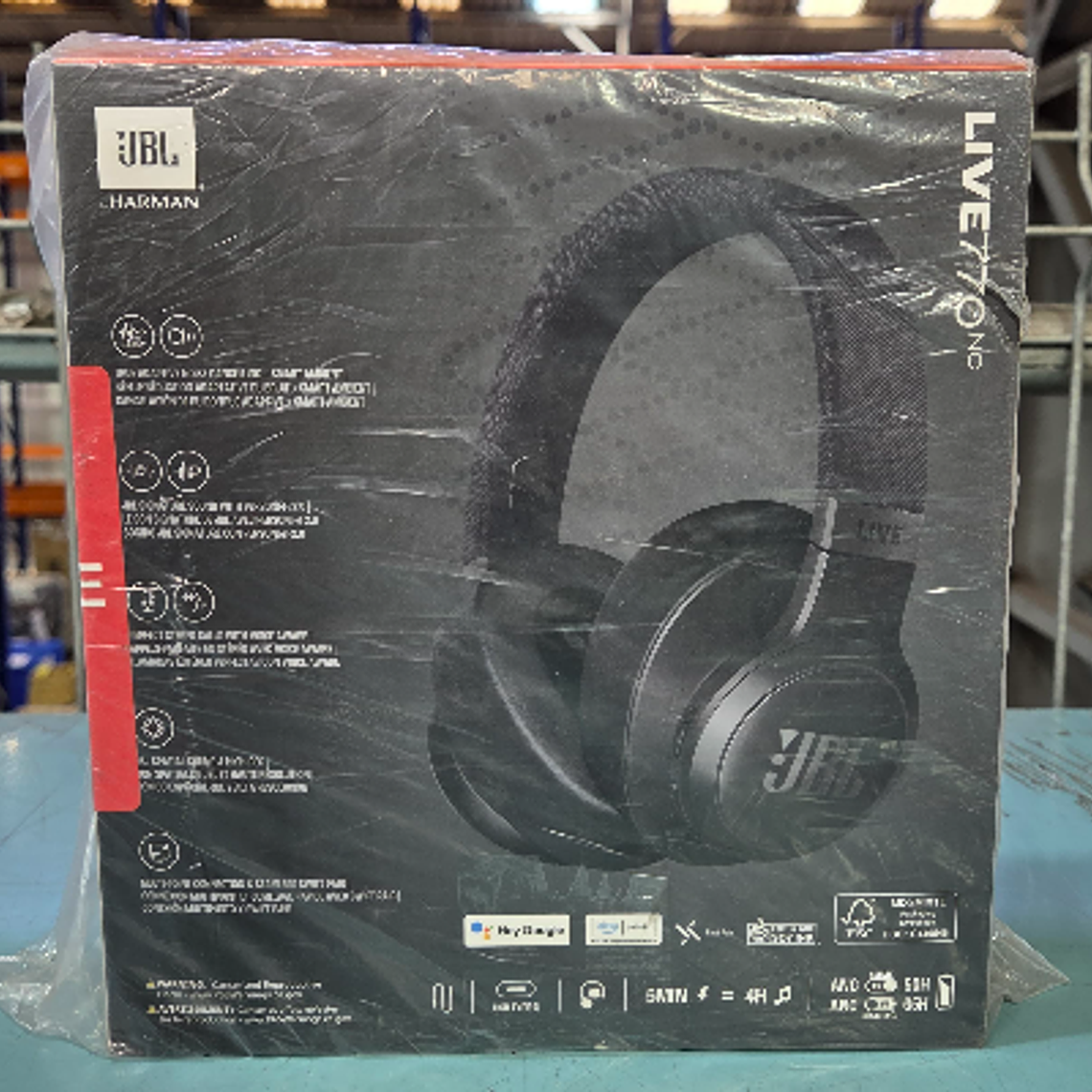 AUDIFONOS BLUETOOHT LIVE 770 NC NEGRO / EMBALAJE DAÑADO 9