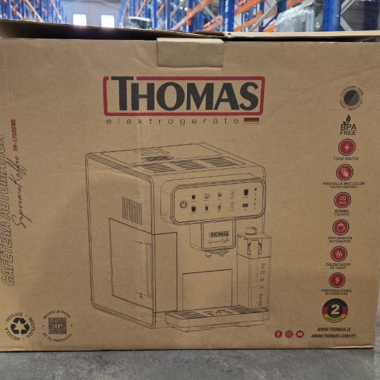 CAFETERA ESPRESSO AUTOMÁTICA SUPREMAKAFFEE TH-175DEML / EMBALAJE DAÑADO 4