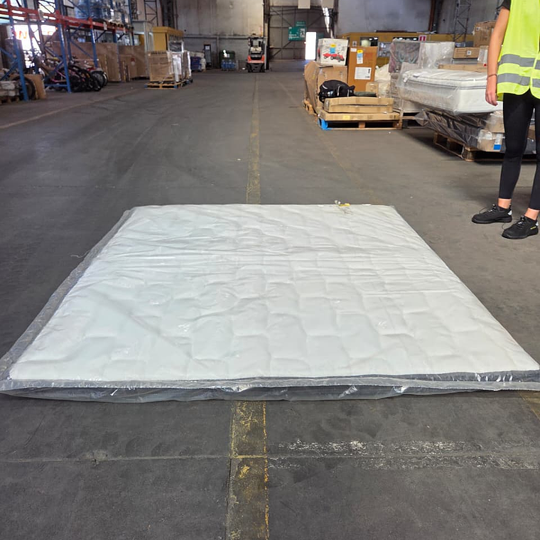 TOPPER PREMIUM 1.8 X 2 MTS / COLCHÓN CON SUCIEDAD MINIMA - EMBALAJE DAÑADO 6