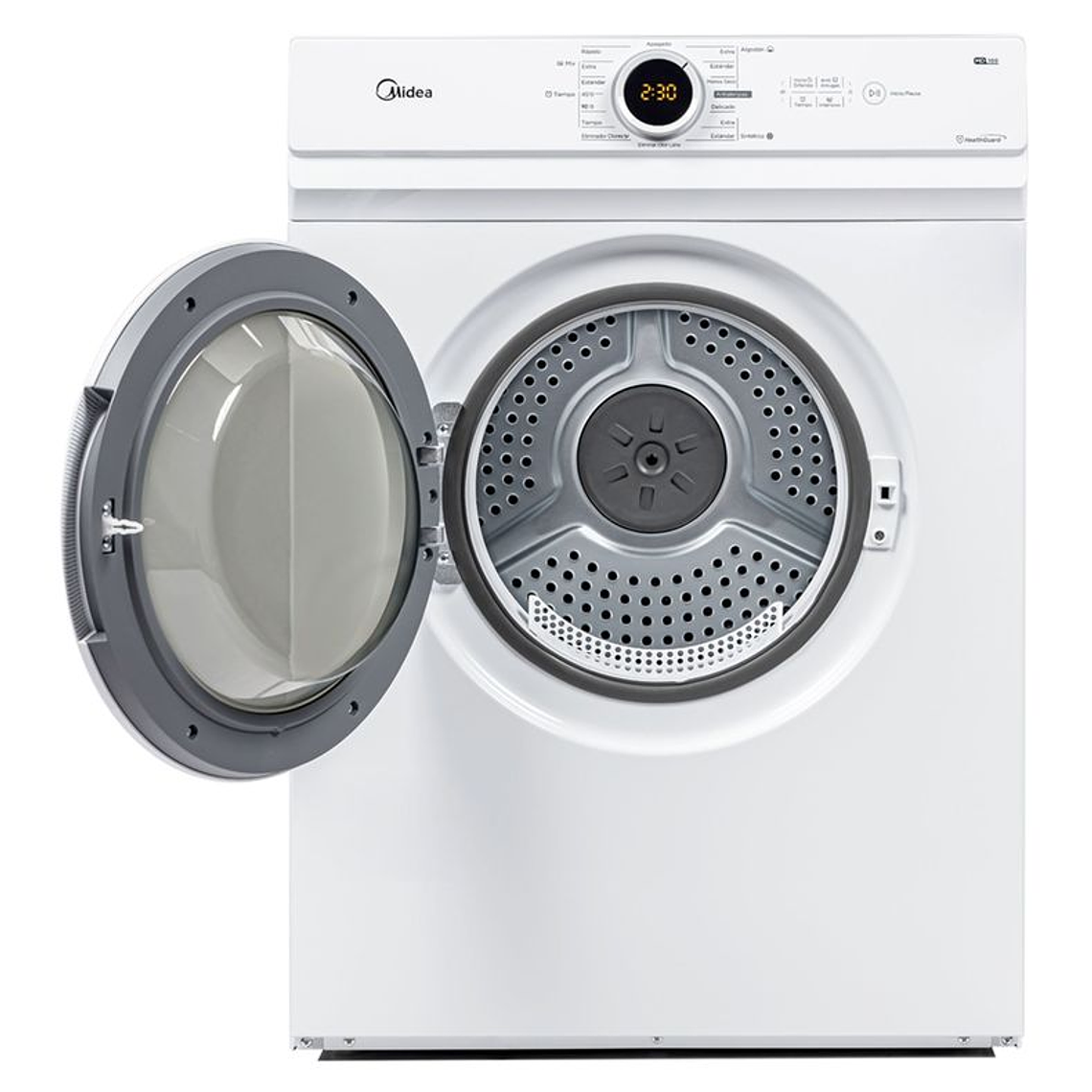 MIDEA SECADORA CARGA FRONTAL MD100A100/W2 BLANCO / SUCIO LEVE - EMBALAJE DAÑADO 3