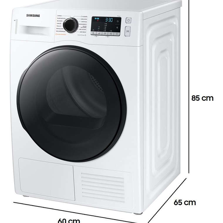 SECADORA BOMBA DE CALOR FRONTAL 9 KG DV90TA040BE/ZS / SUCIO LEVE - EMBALAJE DAÑADO 2