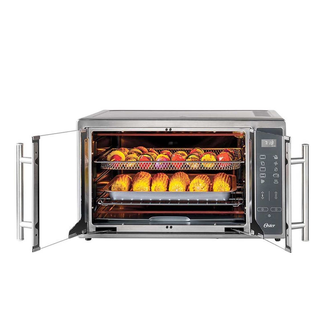 HORNO DIGITAL CON FREIDORA DE AIRE 42 LITROS / RAYADURA LEVE PARTE DE LA CUBIERTA - EMBALAJE DANADO 1