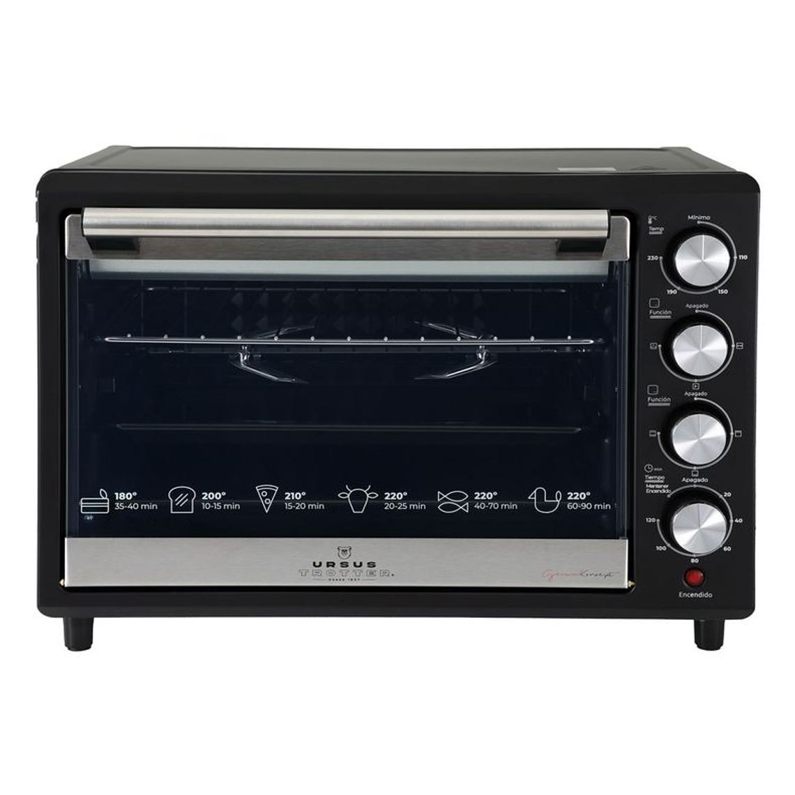 HORNO ELÉCTRICO 38 LITROS T-BACKOFEN PRO-B 38L / ABOLLADURA LEVE LATERAL - EMBALAJE DAÑADO 1