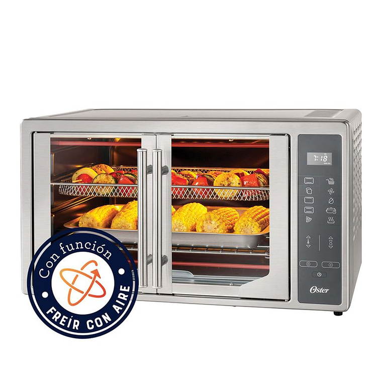 HORNO DIGITAL CON FREIDORA DE AIRE 42 LITROS / RAYADURA LEVE PARTE DE LA CUBIERTA - EMBALAJE DANADO 2