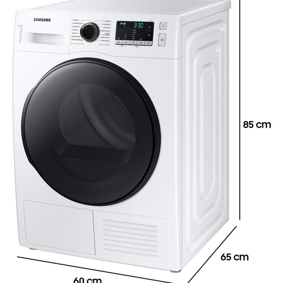 SECADORA BOMBA DE CALOR FRONTAL 9 KG DV90TA040BE/ZS / EMBALAJE DAÑADO 2