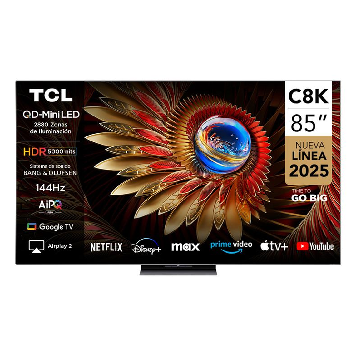 SMART TV 85'' UHD 4K C8K GAMER / EMBALAJE DAÑADO 1