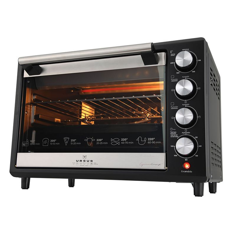 HORNO ELÉCTRICO 38 LITROS T-BACKOFEN PRO-B 38L / ABOLLADURA LEVE LATERAL - EMBALAJE DAÑADO 3