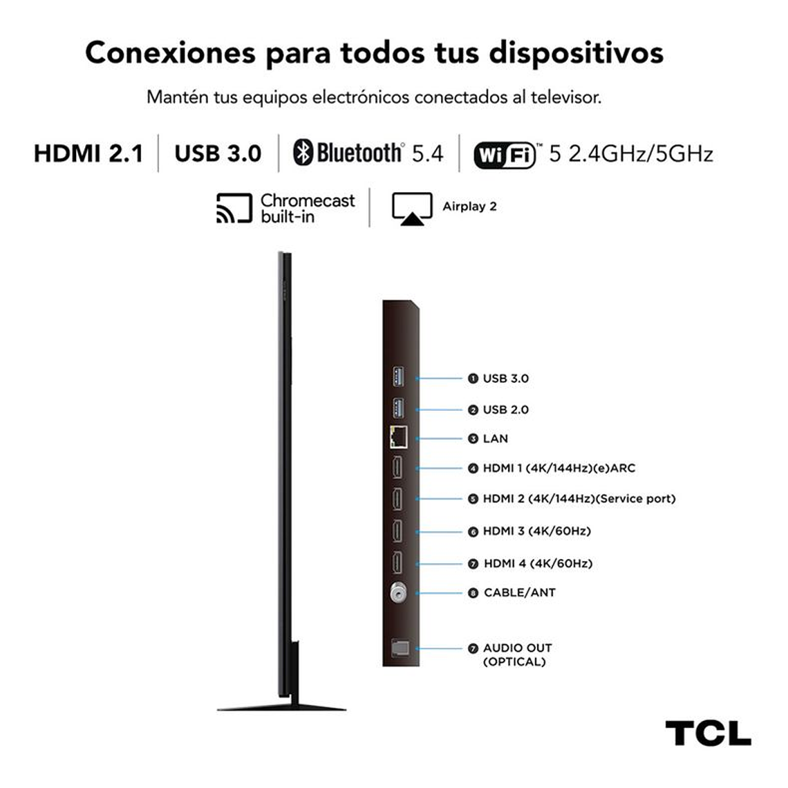 SMART TV 85'' UHD 4K C8K GAMER / EMBALAJE DAÑADO 2