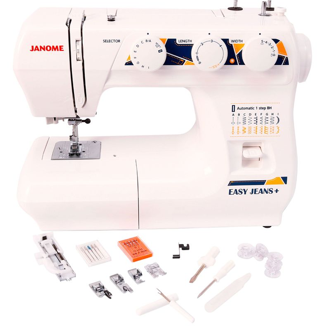 MÁQUINA DE COSER EASY JEANS PLUS + MÁQUINA  OVERLOCK/ EMBALAJE DAÑADO 3