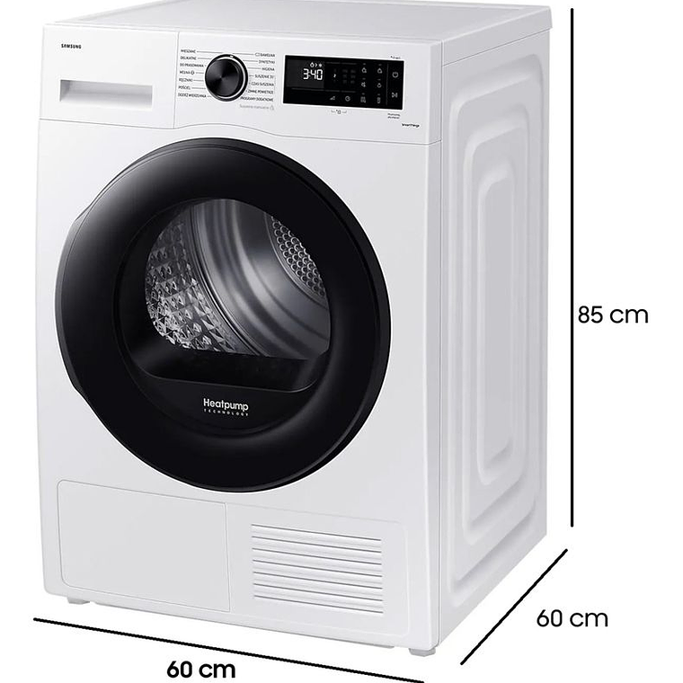 SECADORA FRONTAL 9KG BOMBA DE CALOR CON SMART THINGS DV90CGC2A0AEZS / SUCIO LEVE - EMBALAJE DAÑADO 3