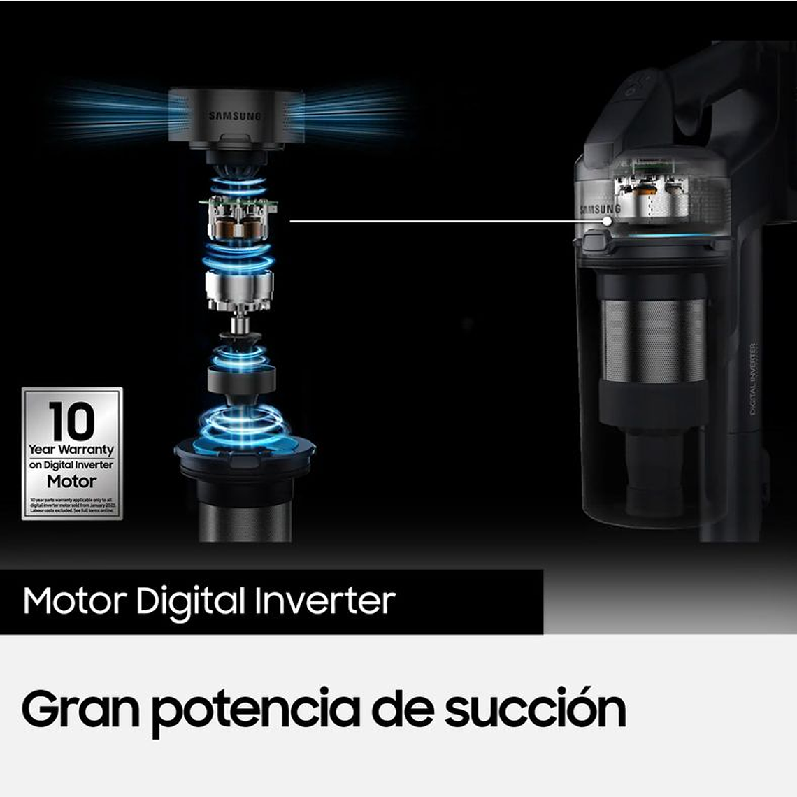 ASPIRADORA STICK JET 60 150W/EMBALAJE DAÑADO 6