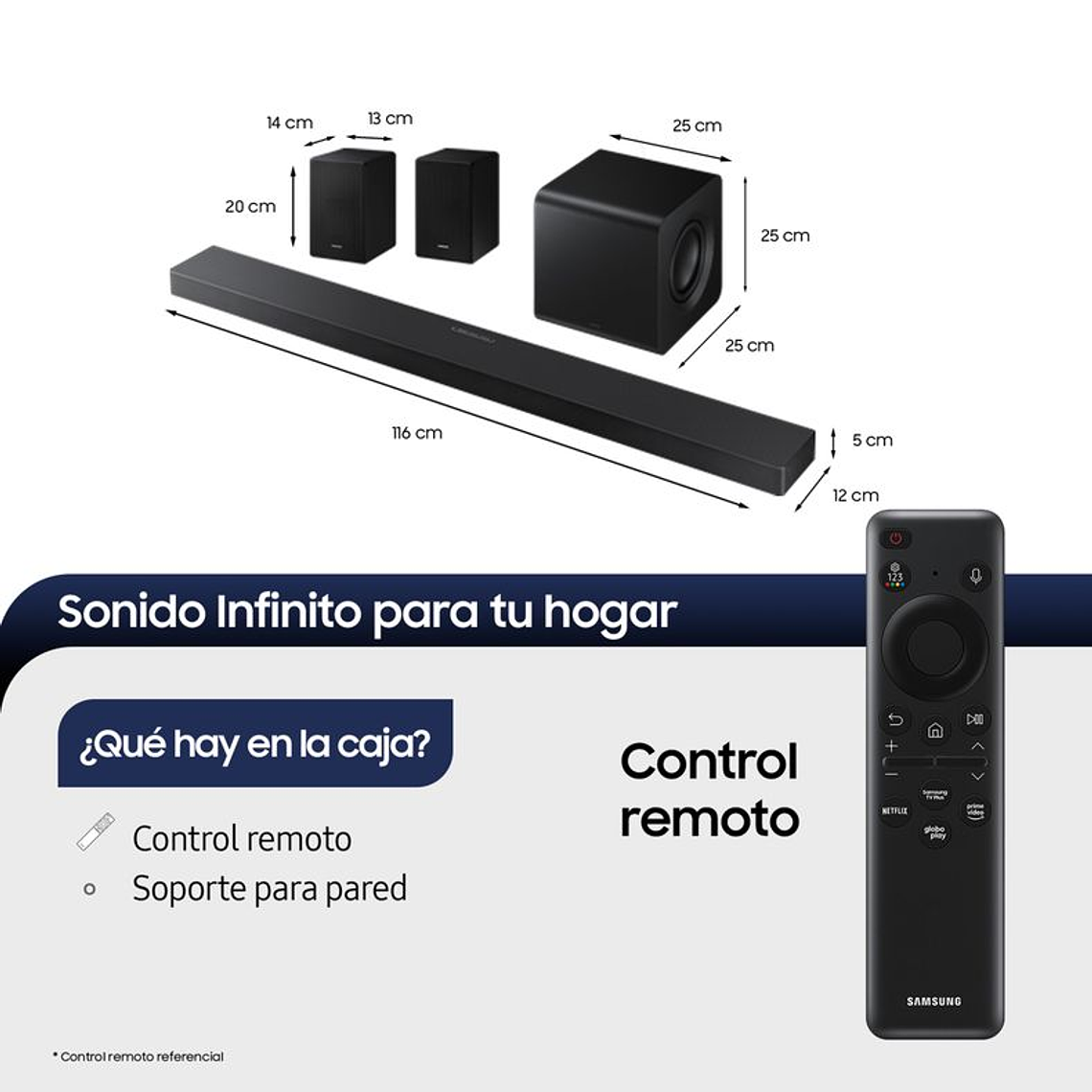 SOUNDBAR Q-SERIES HW-QS700F 3.1.2 SUBWOOFER CON ALTAVOZ INALÁMBRICO 2025 / EMBALAJE DAÑADO 3