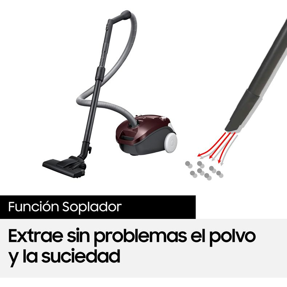 ASPIRADORA DUST BLOWING BOLSA 3 LITROS 2000W / EMBALAJE DAÑADO 6