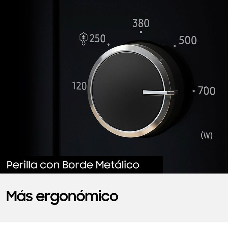 MICROONDAS MANUAL 20 LITROS 650W MS20A3010AL/ZS NEGRO / SUCIO LEVE - EMBALAJE DAÑADO 5