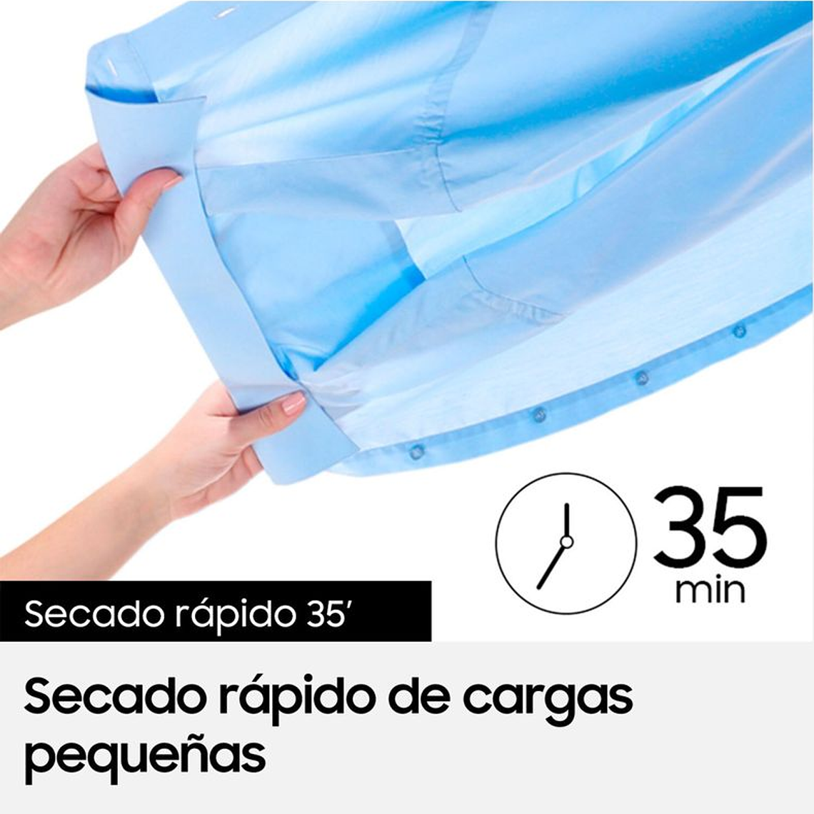 SECADORA FRONTAL 9KG BOMBA DE CALOR CON SMART THINGS DV90CGC2A0AEZS / SUCIO LEVE - EMBALAJE DAÑADO 5