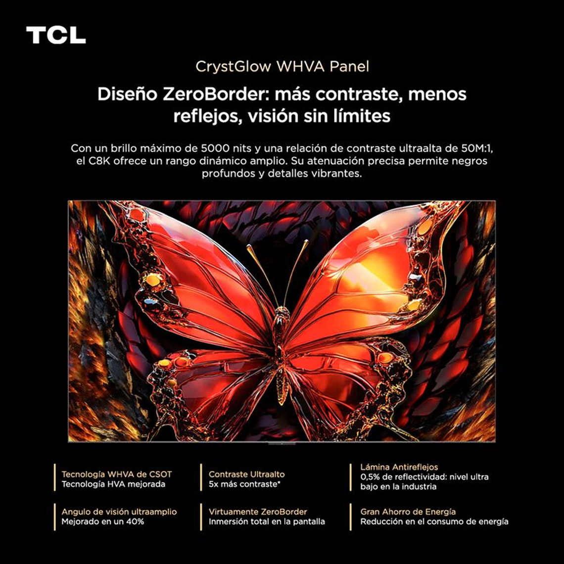 SMART TV 85'' UHD 4K C8K GAMER / EMBALAJE DAÑADO 8