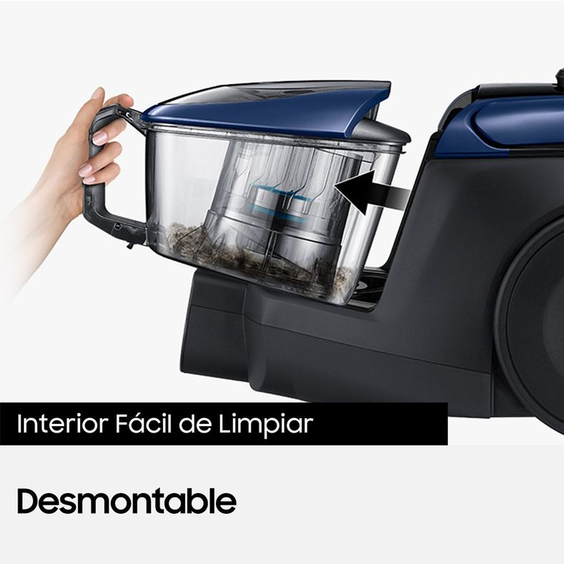 ASPIRADORA CICLÓNICA ANTITANGLE 2 LTS 1800W / EMBALAJE DAÑADO 8