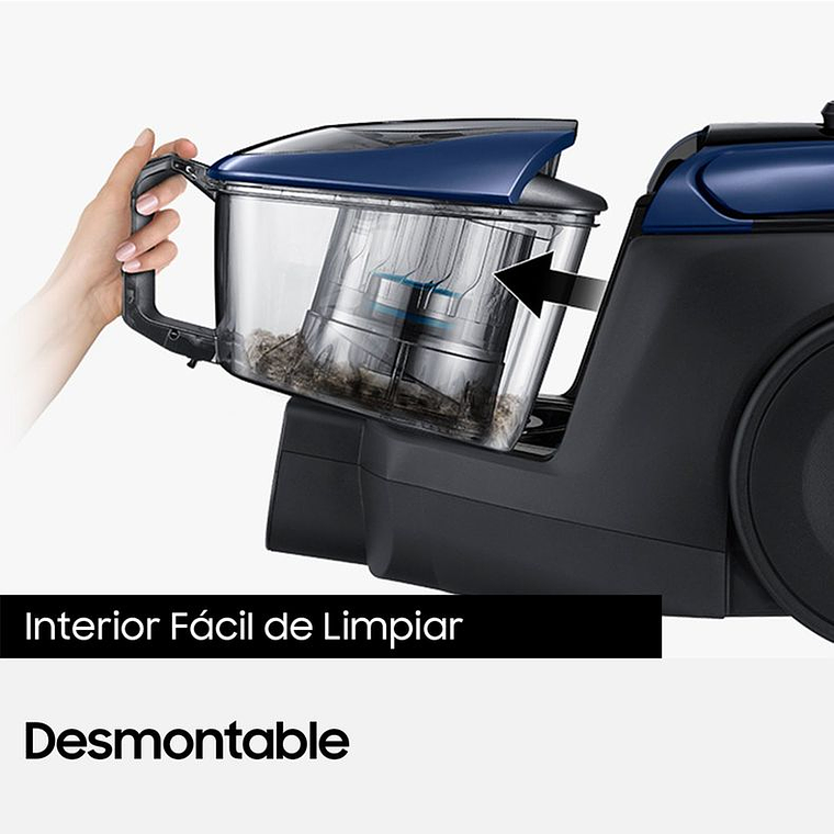 ASPIRADORA CICLÓNICA ANTITANGLE 2 LTS 1800W / EMBALAJE DAÑADO 8