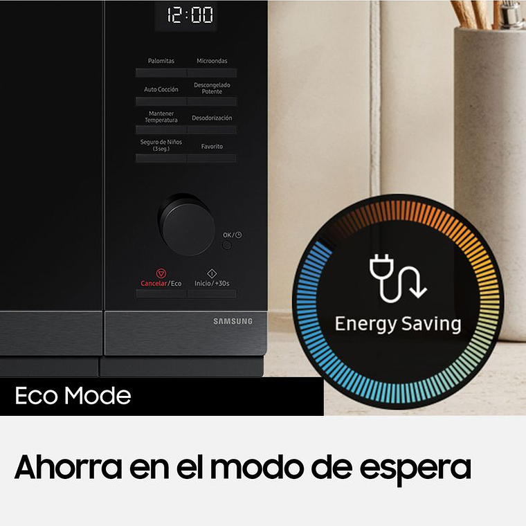 MICROONDAS CON POWER DEFROST 32 LITROS NEGRO - MW4000D / EMBALAJE DAÑADO 7