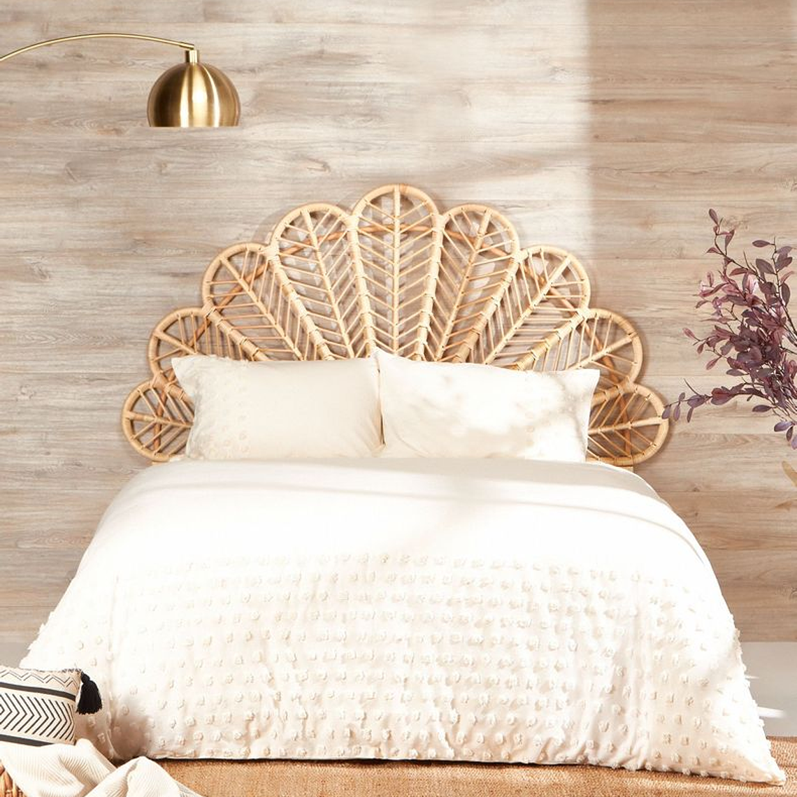 RESPALDO FRANCISCA RATÁN 2 PLAZAS / MINIMO DETALLE - EMBALAJE DAÑADO 6