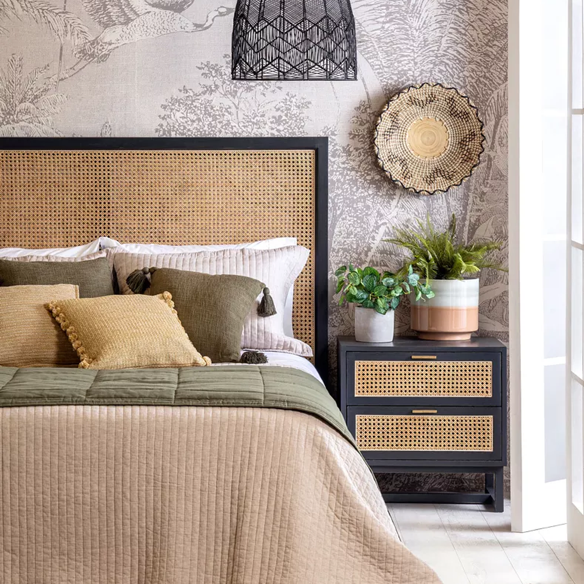 RESPALDO MALTA RATÁN KING / PATA CON PELADURA - EMBALAJE DAÑADO 7