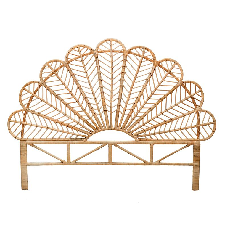 RESPALDO FRANCISCA RATÁN 2 PLAZAS / MINIMO DETALLE - EMBALAJE DAÑADO 1