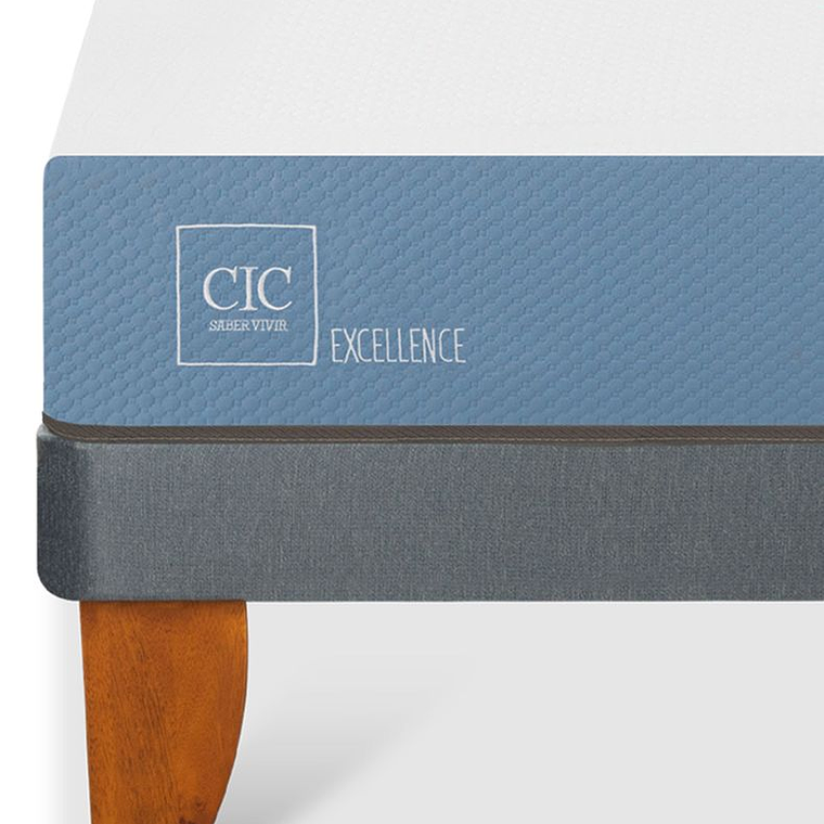 CAMA EUROPEA EXCELLENCE 1 PLAZA / SUCIO LEVE - EMBALAJE DAÑADO 4