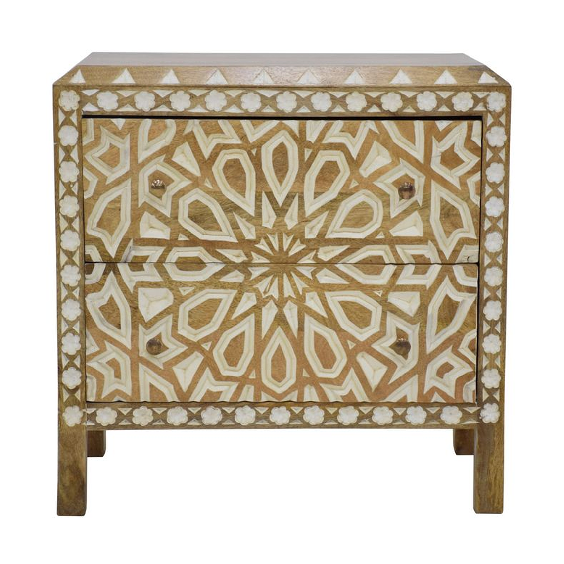 VELADOR CAROLINA 2 CAJONES / RAYADO LEVE - SUCIO FÁCIL DE QUITAR - EMBALAJE DAÑADO 4