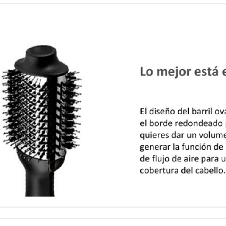 CEPILLO ALISADOR ONE STEP SECADOR Y VOLUMINIZADOR TITANIO / EMBALAJE DAÑADO 9