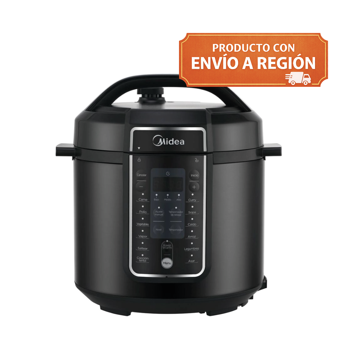OLLA MULTICOOK 5.7 LITROS MY-PC6007B NEGRA/RAYON LEVE - EMBAJALE DAÑADO 1