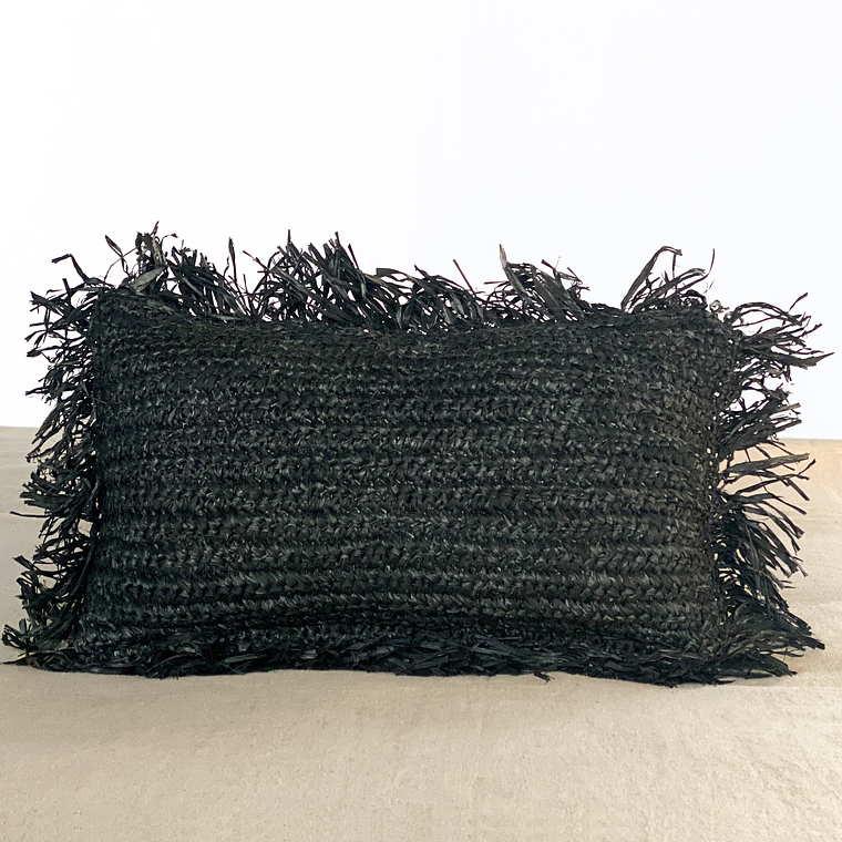 FUNDA COJÍN KUTA NEGRO (50x30 cm) 1