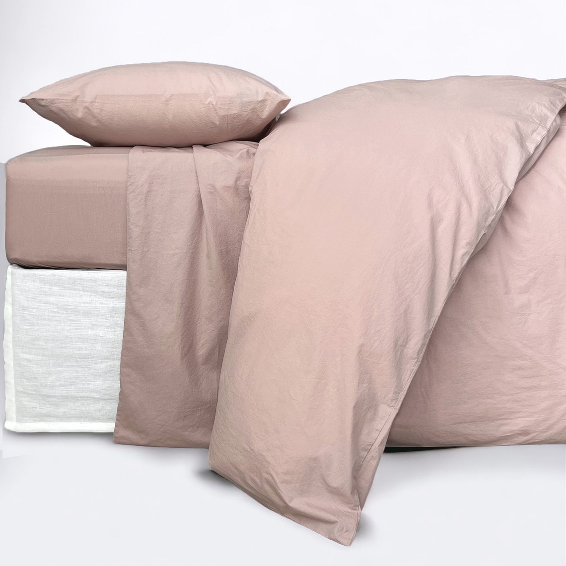 CUBREPLUMÓN ALGODÓN AVA - ROSA PALO 1