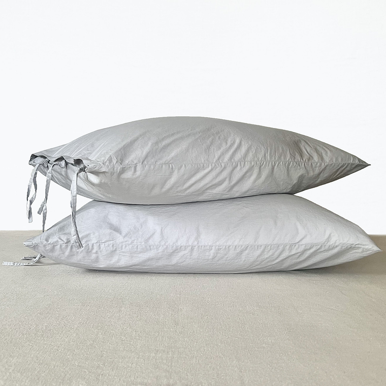 FUNDA ALGODÓN LILAH - COOL GREY  (1 UNIDAD) 1