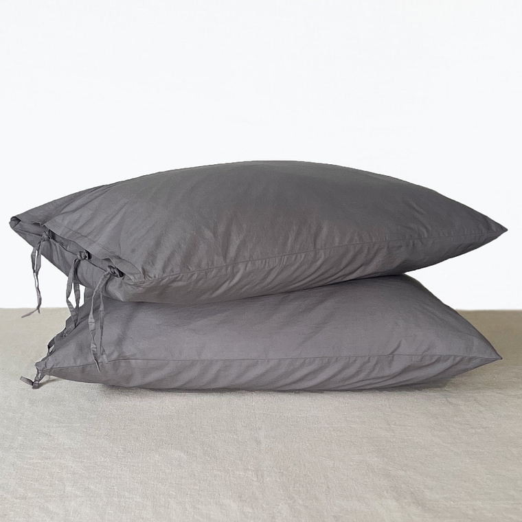 FUNDA ALGODÓN LILAH - DARK GREY  (1 UNIDAD) 1