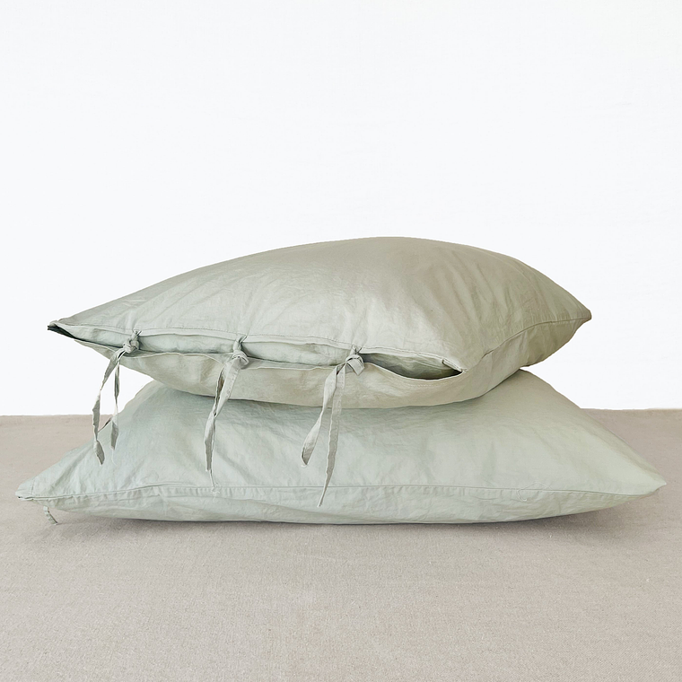 FUNDA ALGODÓN LILAH - VERDE AGUA (50x90 cm)  (1 UNIDAD) 1