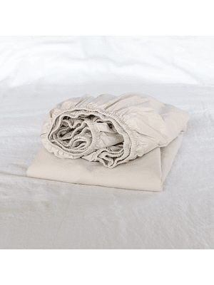 SÁBANA BAJERA ALGODÓN AVA - ARENA 