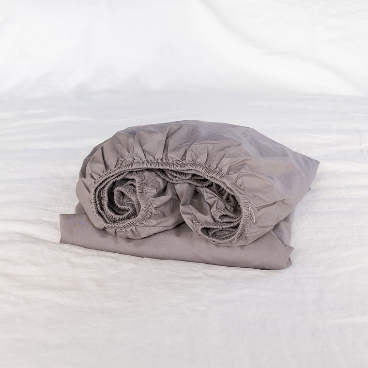 SÁBANA BAJERA ALGODÓN AVA - DARK GREY  1