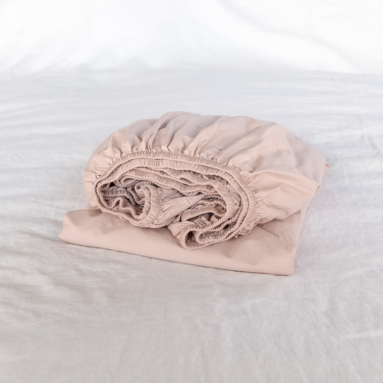 SÁBANA BAJERA ALGODÓN AVA - ROSA PALO  1