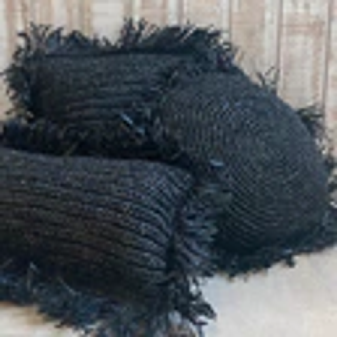 FUNDA COJÍN KUTA NEGRO (50x30 cm) 3