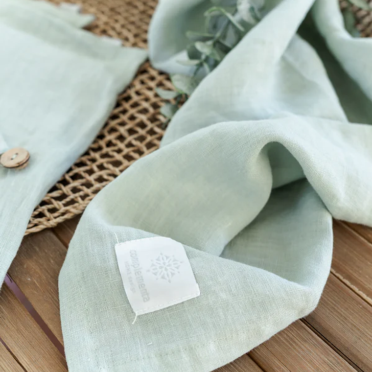 TOALLA DE LINO - AGUA (45x70 cm) 2