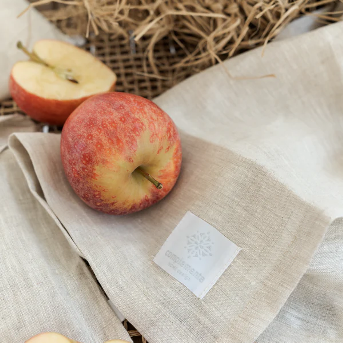 TOALLA DE LINO - NATURAL (45x70 cm) 2