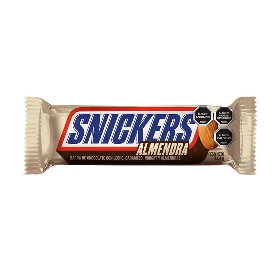 DISPLAY 24 UNIDADES DE SNICKERS ALMENDRA (43,4 G) - VENCIMIENTO 09/08/2026 2